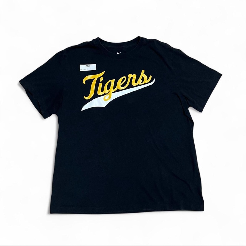 Nike Black and Yellow Tigers Tee